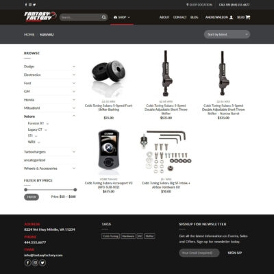 A mockup of a user-friendly website interface, featuring a sidebar for category navigation and a main content area displaying a range of products.